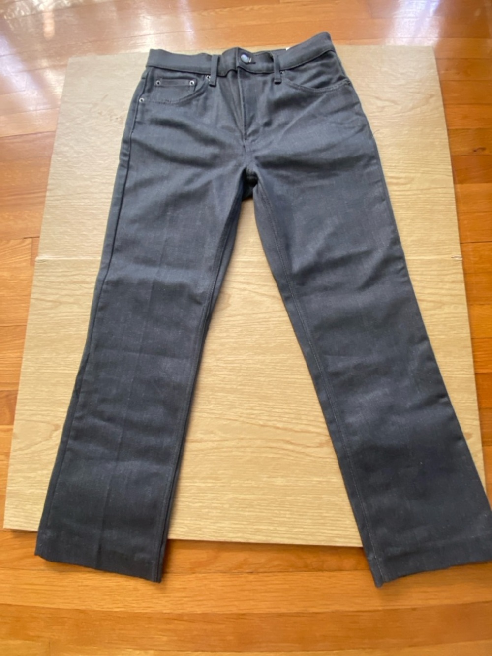ZARA  ZW BOOTCUT CROPPED GREY  Denim Pants SIZE USA 6 NWT